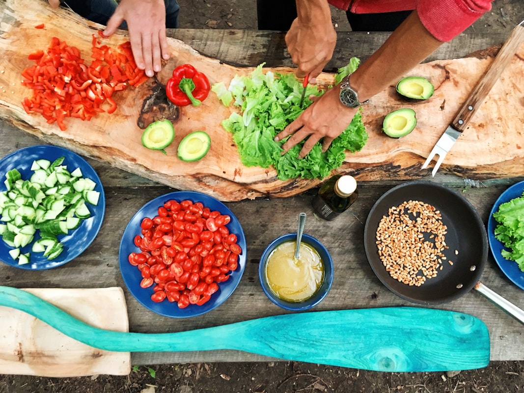 Chef demonstrating plating techniques